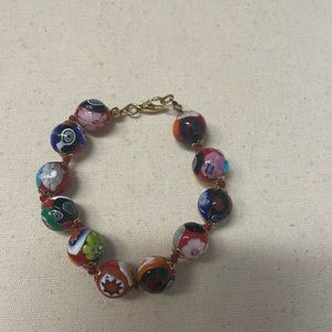 Glass Bead colorful bracelet